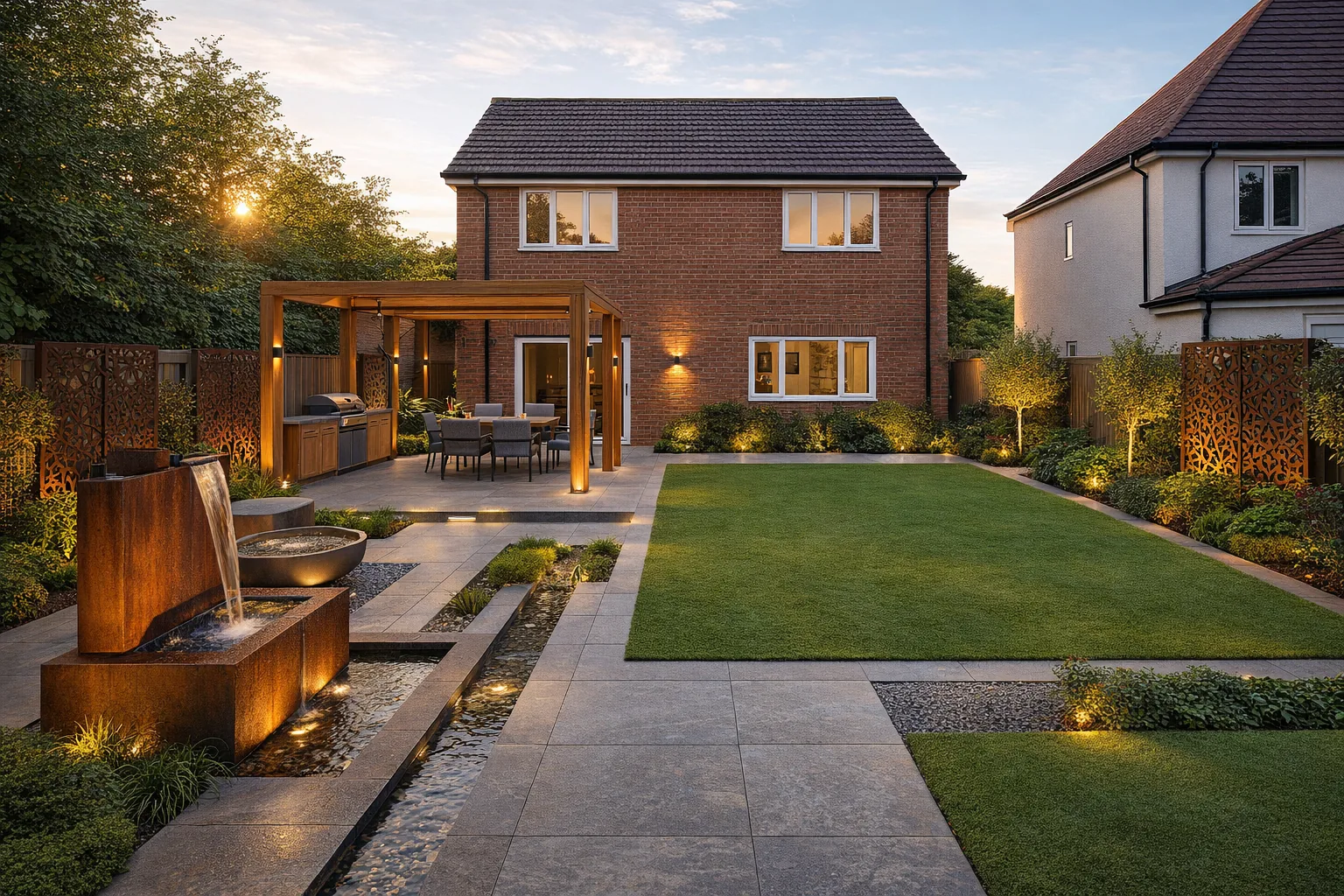 Stunning modern garden transformation in Farnborough by Glorious Gardens Son & Co.