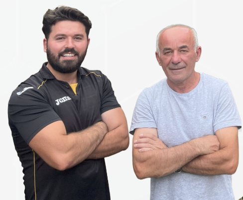 Lorenzo and Esat — founders of Glorious Gardens Son & Co. Farnborough